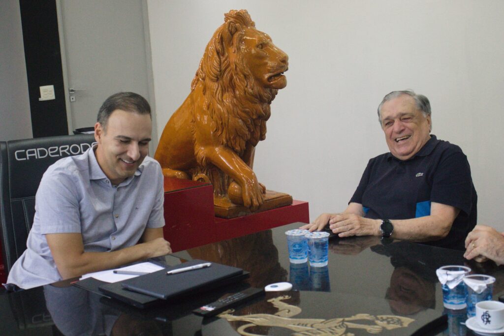 Presidente Matheus Souto Maior e ex-presidente, Branquinho