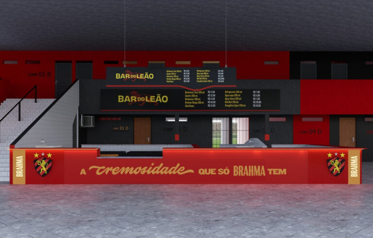 Sport e Ambev iniciam modernização dos bares da Ilha do Retiro