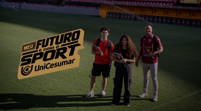 UniCesumar amplia patrocínio com o Sport e, juntos, lançam “Meu Futuro é com o Sport”, iniciativa que destinará R$ 2 milhões em crédito estudantil para sócios