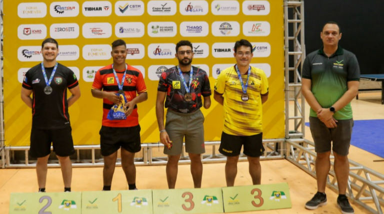Tênis de Mesa do Sport brilha na Copa Brasil, em Natal