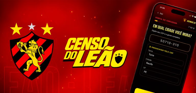 Sport lança Censo do Leão e convoca torcida a participar da construção do futuro do Clube