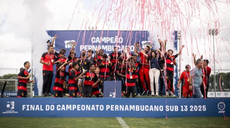 Este é o quinto título rubro-negro conquistado na categoria. Foto: Igor Cysneiros/Sport Club do Recife.