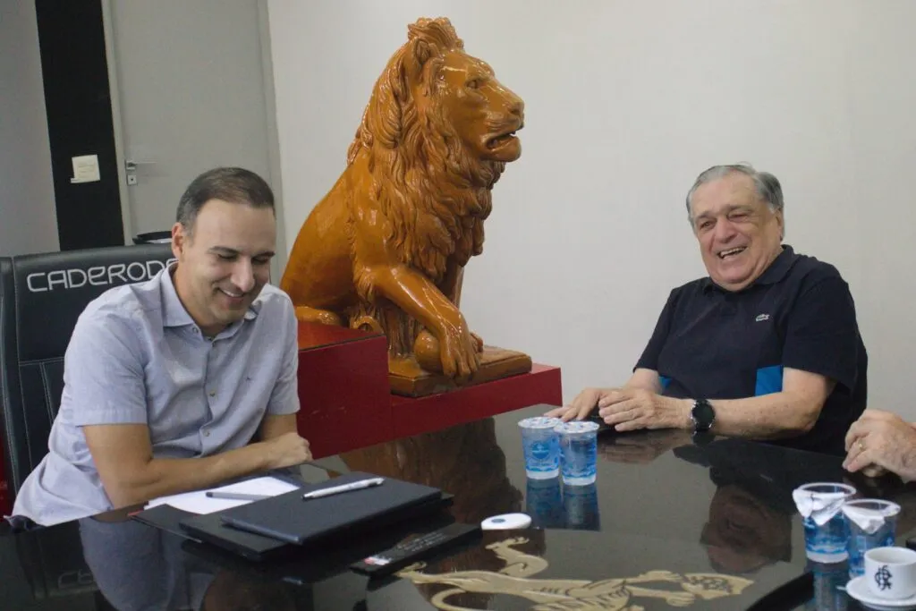 Presidente Matheus Souto Maior e ex-presidente, Branquinho