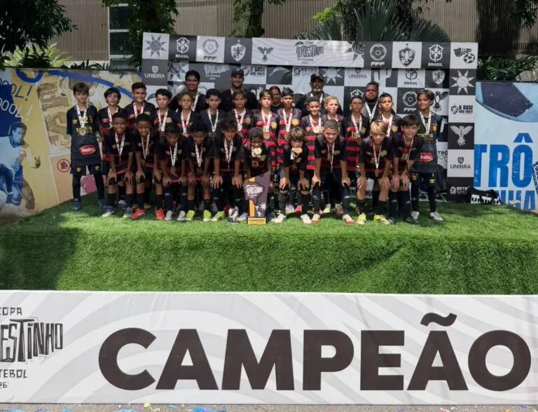 Com 100% de aproveitamento, Sport conquista a Copa Nordestinho Sub-11 sob o comando de Lúcio Alves
