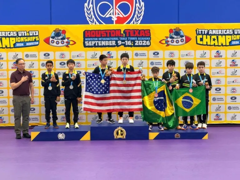 Toninho Valle conquista bronze no Pan-Americano de Tênis de Mesa
